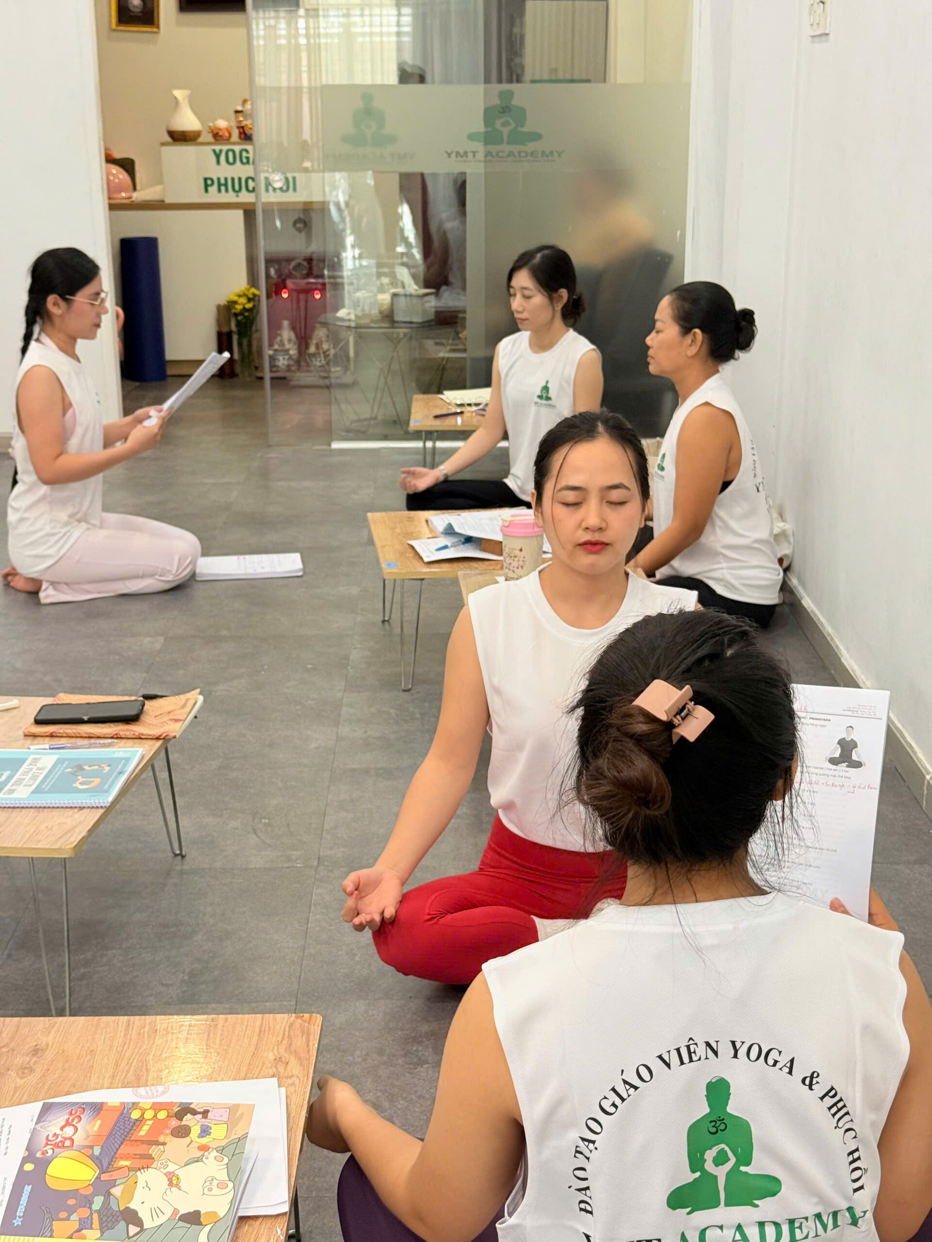 Toàn cảnh lớp học thiền định